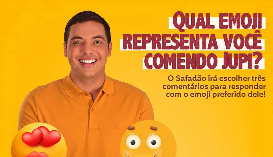 Qual emoji respresenta você comendo Jupi?